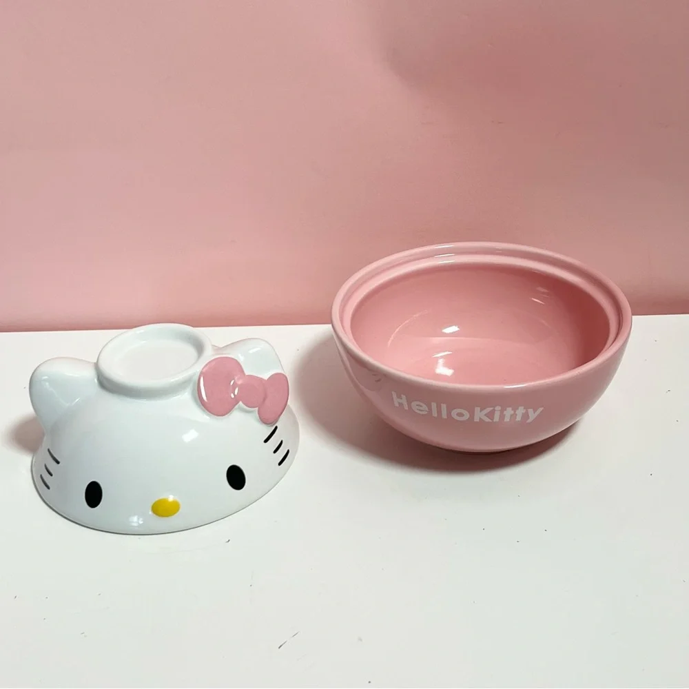 Vintage Y2K 2000s Mcbling Sanrio hello kitty rice bowl